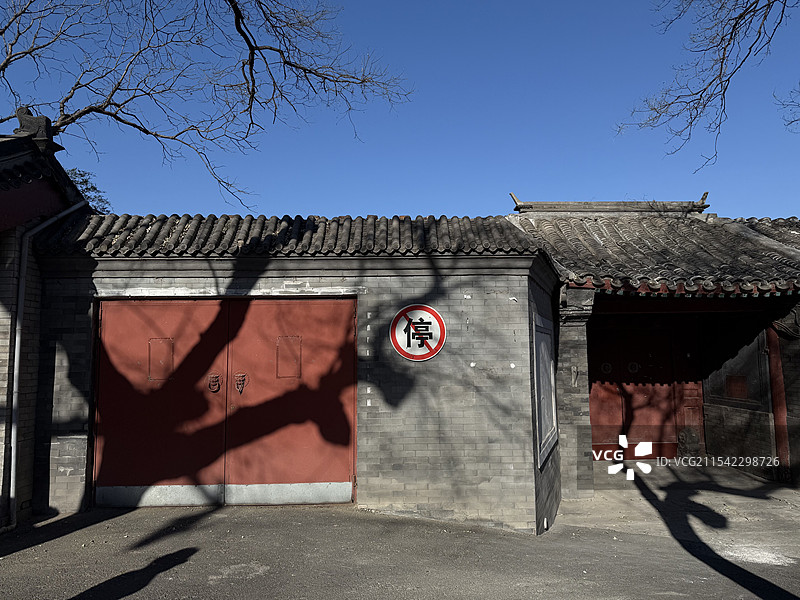 冬天的胡同图片素材