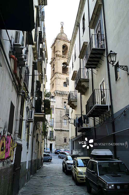 意大利西西里岛巴勒莫Palazzo Marchesi马尔切西宫图片素材