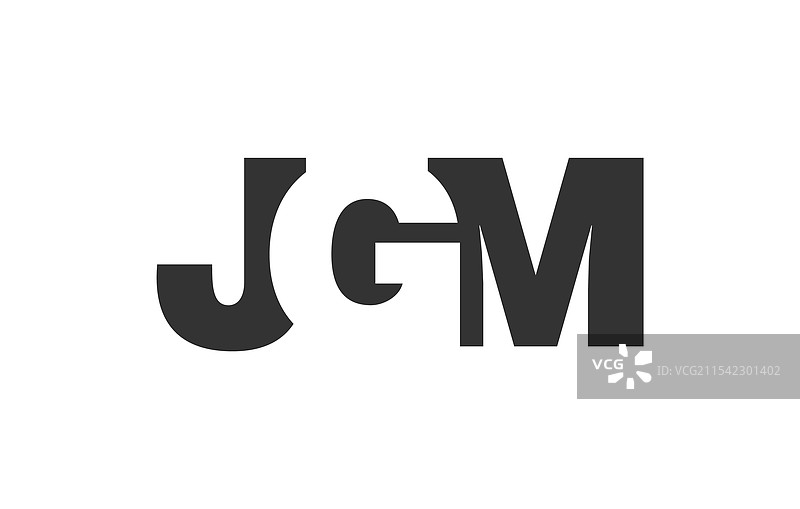 jgm标志设计，字母j g m，粗体字型图片素材
