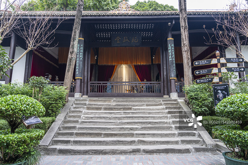 重庆奉节白帝城白帝庙托孤堂图片素材