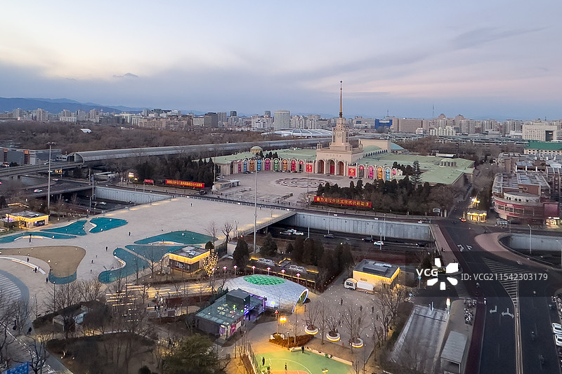 北京展览馆景观图片素材