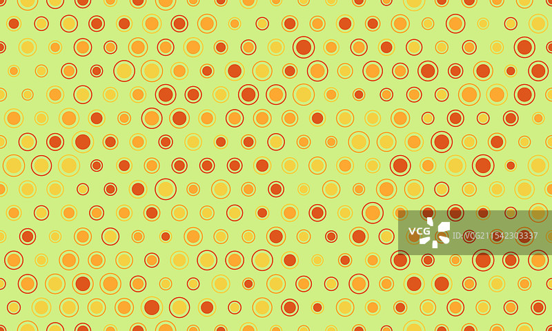 几何波尔卡圆点图案，带有多彩的圆点图片素材
