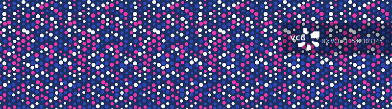 无缝斑点图案与抽象圆形图片素材