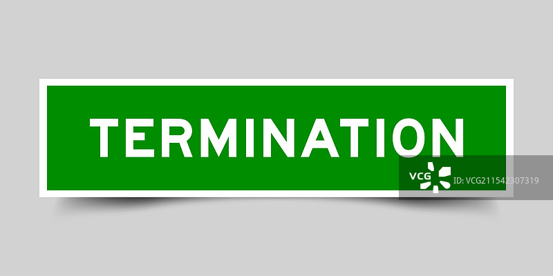 带有“终止”字样的方形贴纸标签图片素材