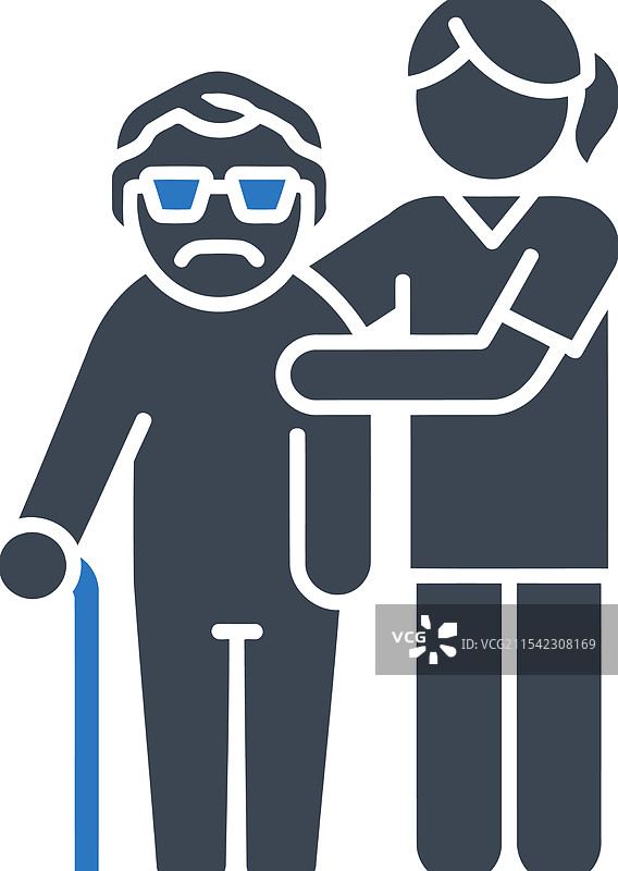 老年护理支持图标图片素材