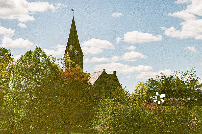 美国马萨诸塞州阿默斯特夏季景色图片素材