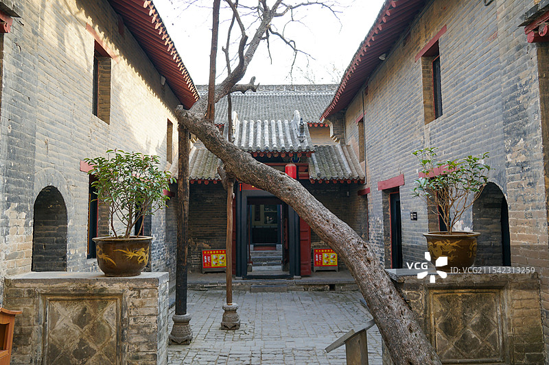 河南省郑州市巩义市，全国重点文物保护单位康百万庄园图片素材