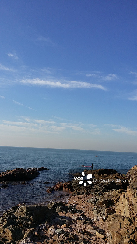 青岛 大海 崂山图片素材