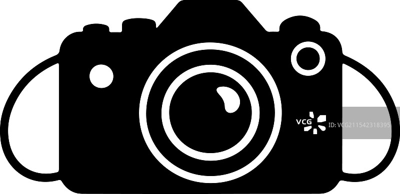 相机社交媒体实心设计图标图片素材