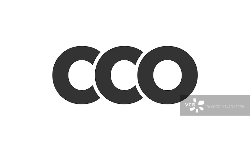 强大而现代的首席财务官（CCO）标志设计模板图片素材