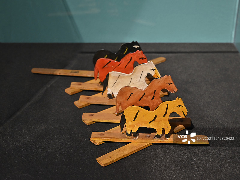 民间玩具排子马图片素材