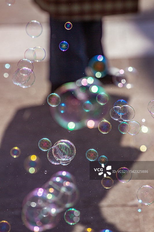 四川省绵阳市户外泡泡机，吹泡泡，肥皂泡图片素材