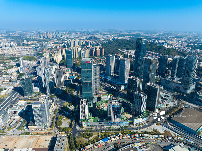 广州市番禺区万博商务区、南村万博、万博CBD、长隆万博CBD航拍图片素材