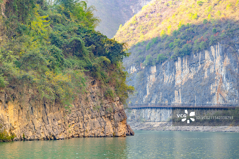重庆巫山大宁河小三峡滴翠峡图片素材