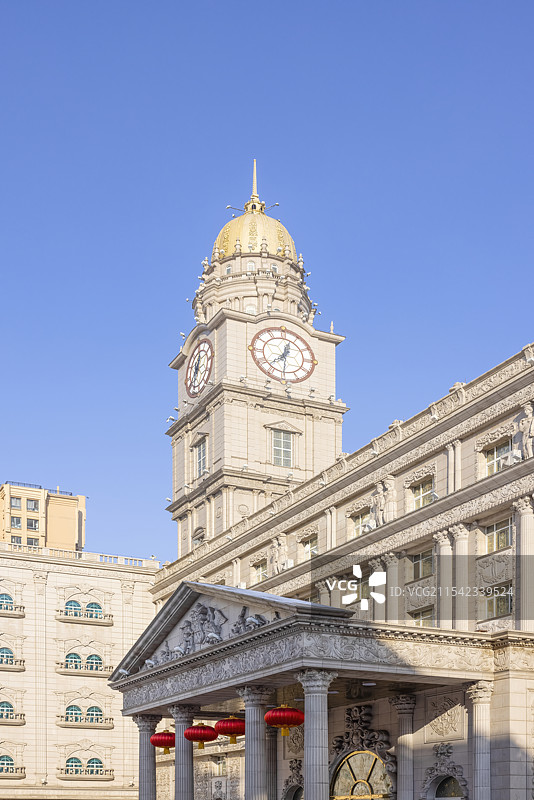 哈尔滨哈药六厂版画博物馆小卢浮宫办公楼图片素材