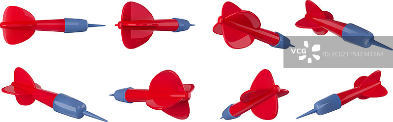 飞镖游戏，真实的3D飞镖飞行图片素材