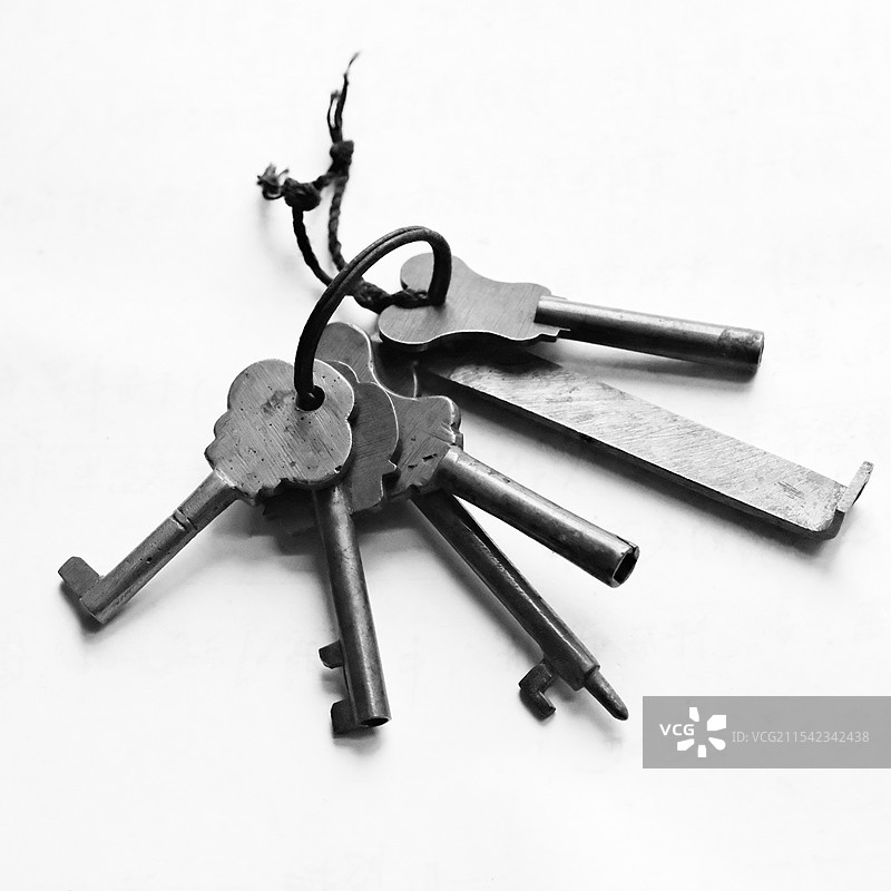 老物件之老钥匙图片素材