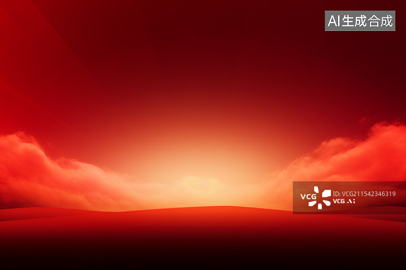 【AI数字艺术】红色抽象背景图图片素材