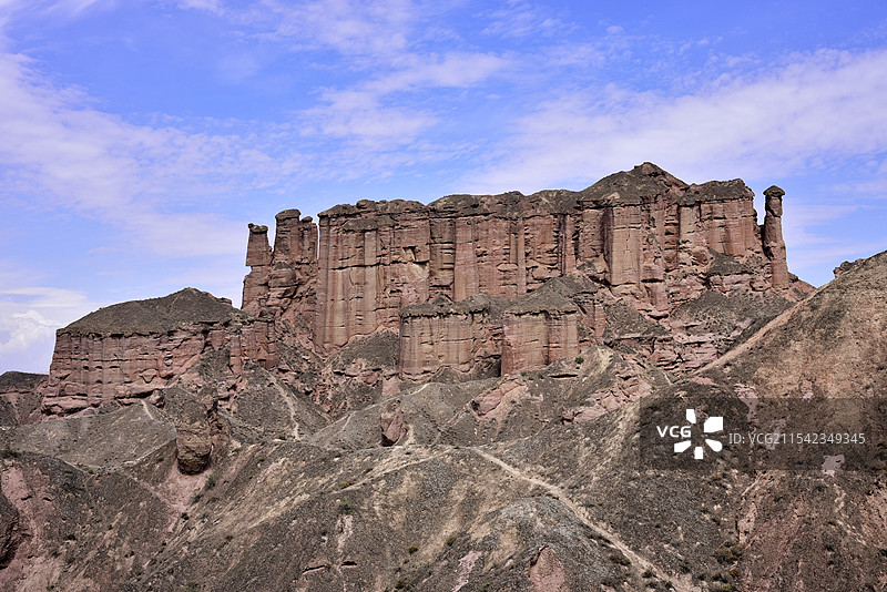 甘肃省张掖丹霞国家地质公园冰沟丹霞景区图片素材