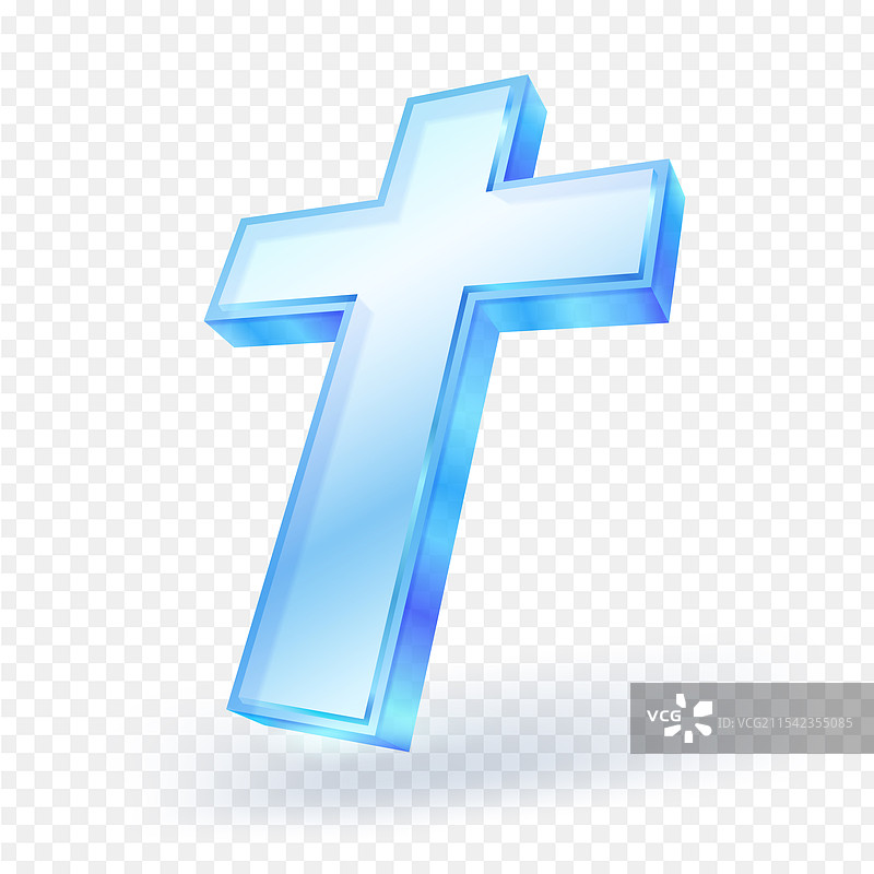 玻璃十字图标图片素材