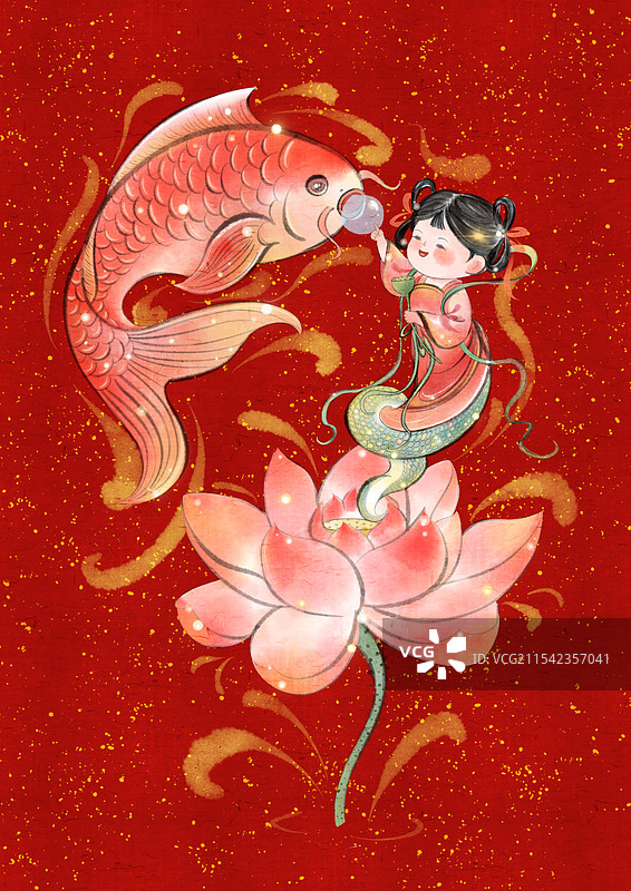 莲年有余图片素材