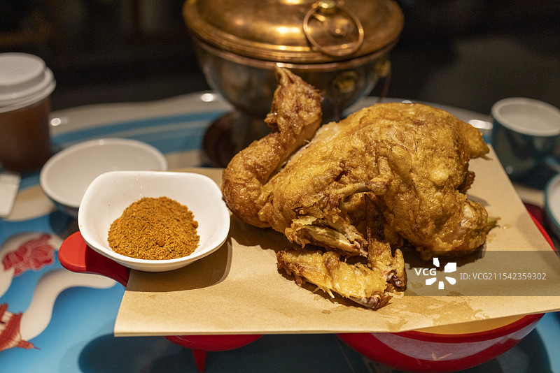 陕西特色美食葫芦鸡图片素材