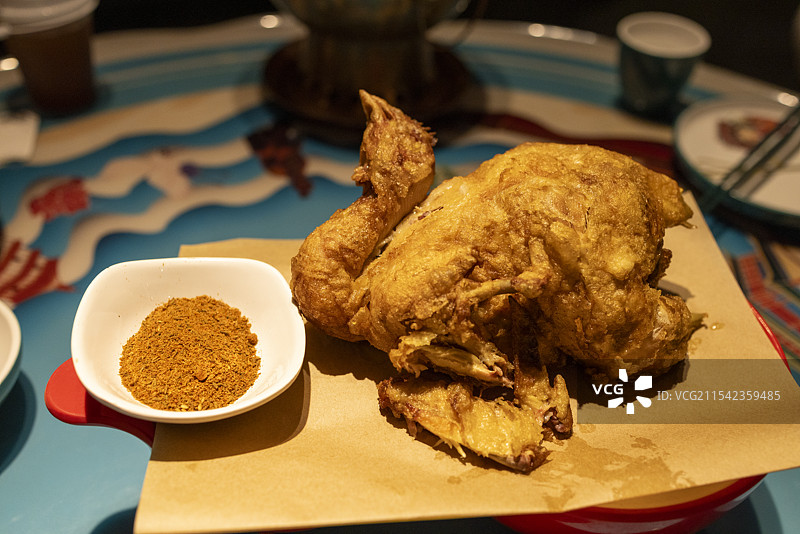 陕西特色美食葫芦鸡图片素材