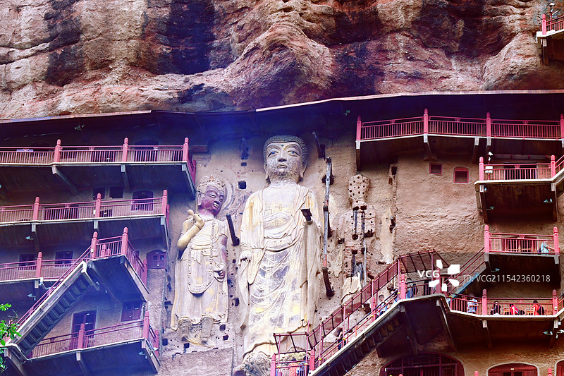 麦积山——千年的守望图片素材