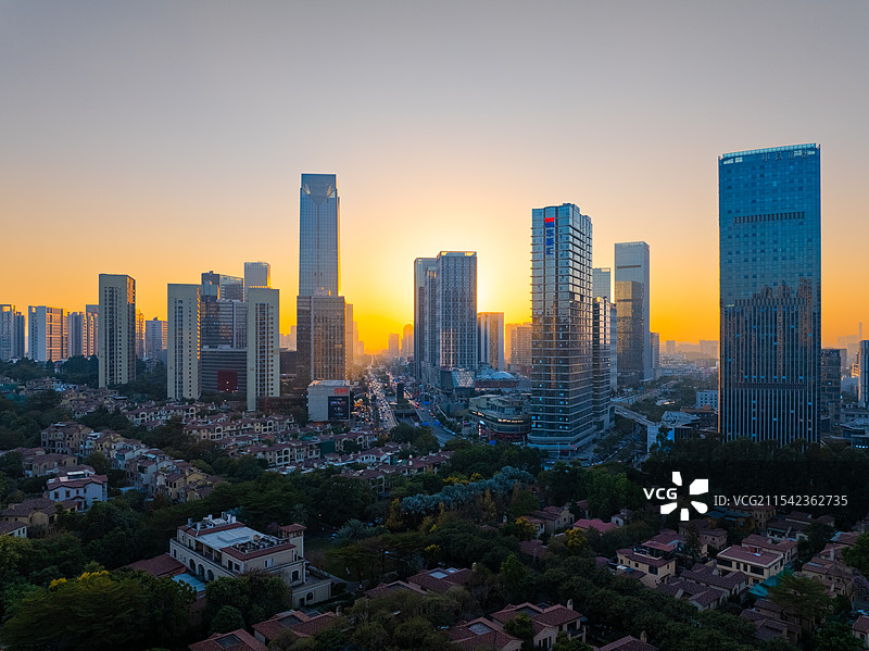 广州市番禺区万博CBD、汉溪大道、万博商务区、长隆万博CBD航拍图片素材