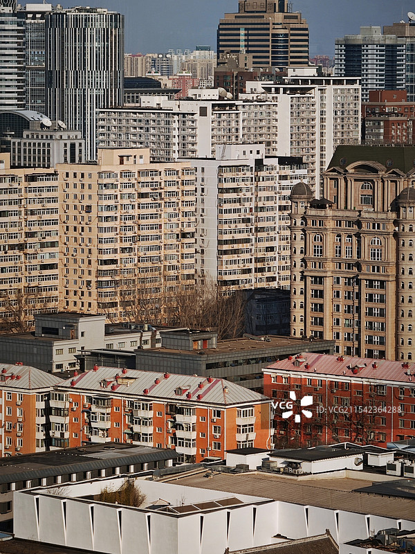 城市风景（北京朝阳门）图片素材