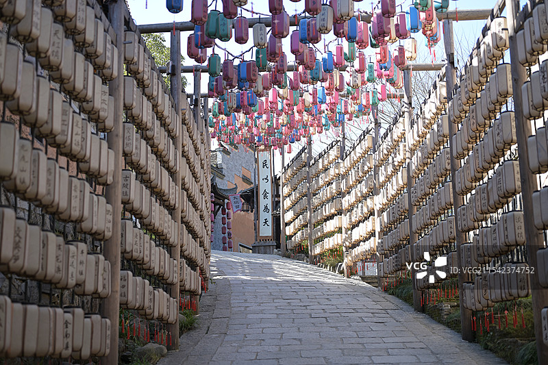 上饶望仙谷景区风景图片素材
