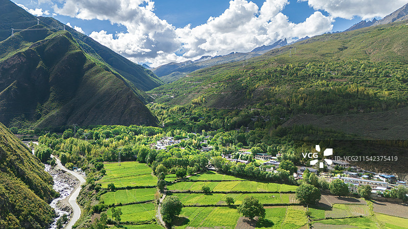 山南市加查县拉绥乡图片素材