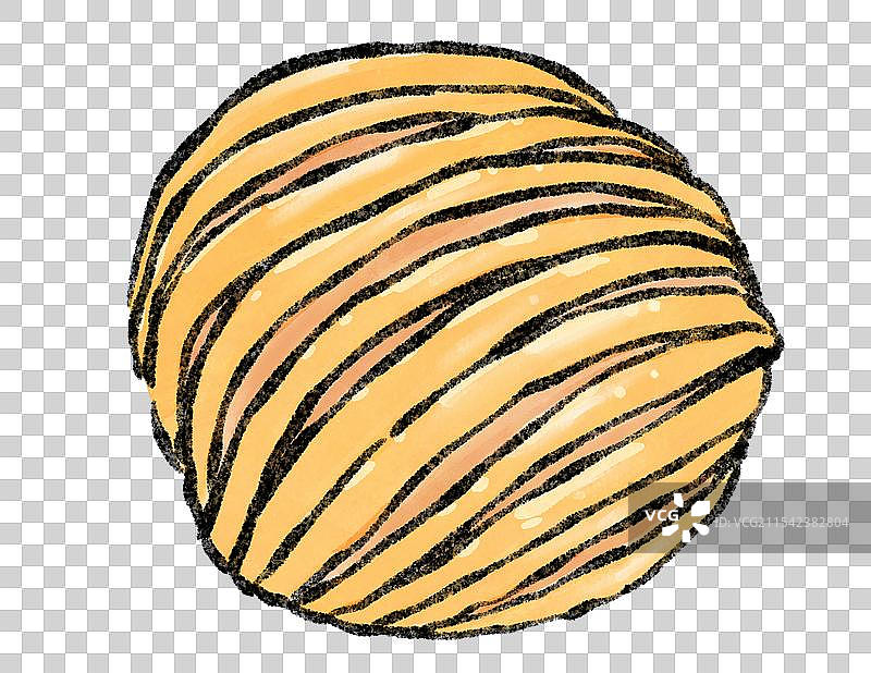 河南郑州美食国风插画-桶子鸡图片素材