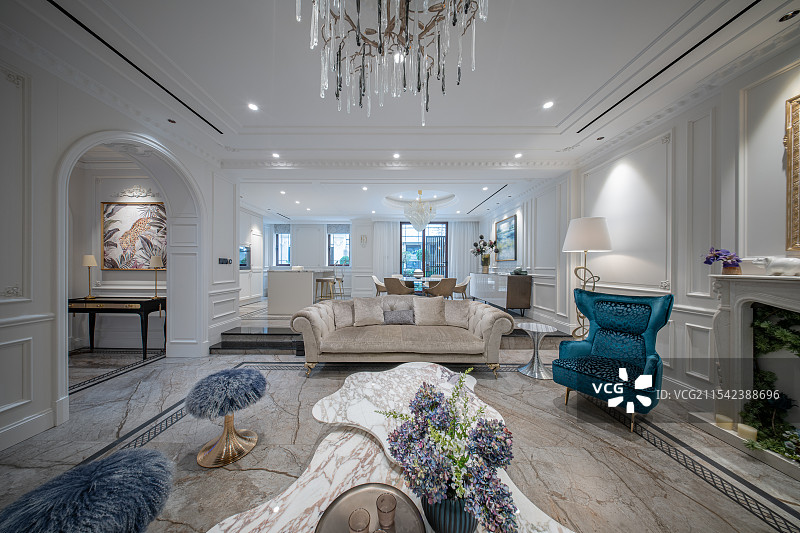 别墅装修设计实景照片图片素材