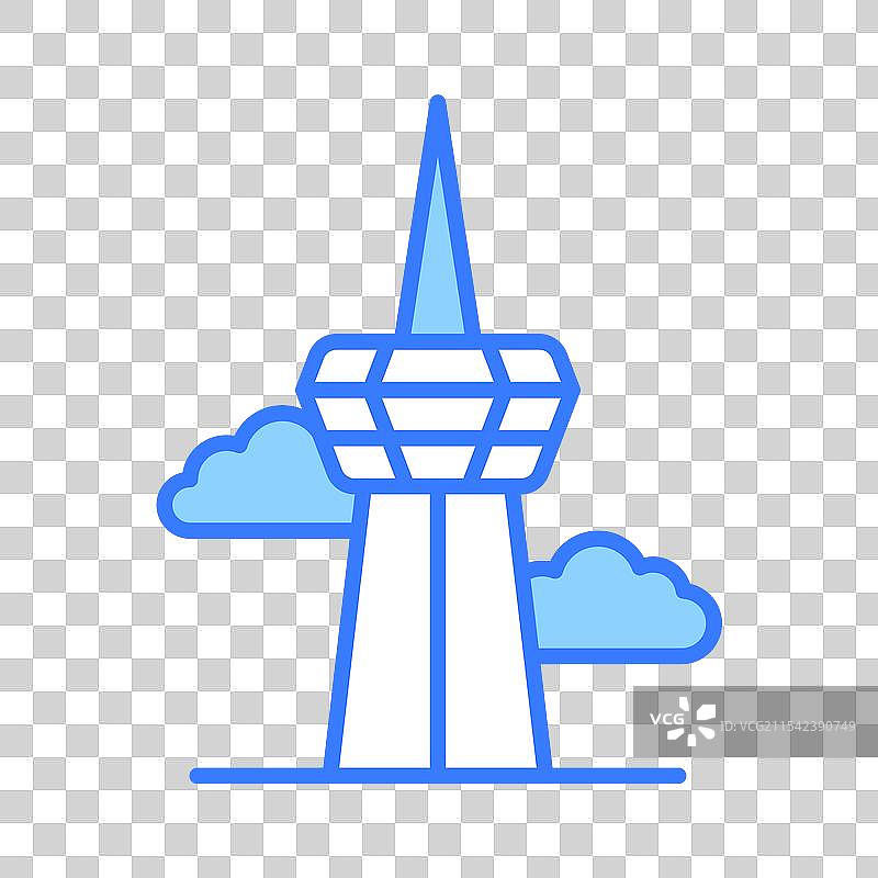 创意设计的加拿大国家电视塔图片素材