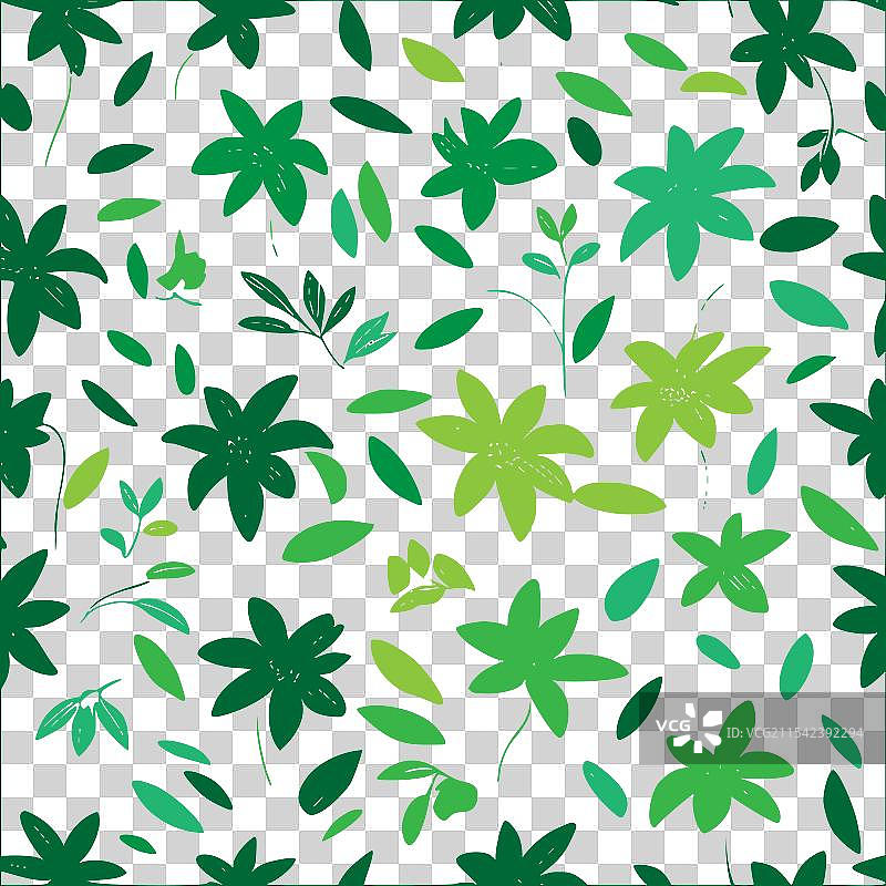 抽象的毛地黄花图案无缝色彩图片素材