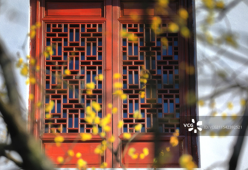 春上门楣图片素材