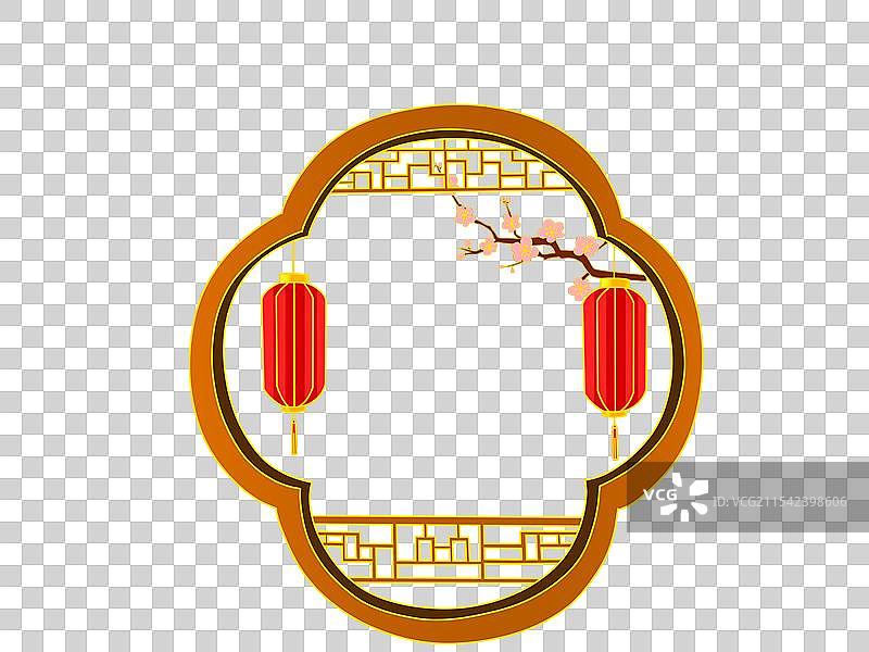 烫金窗户图片素材