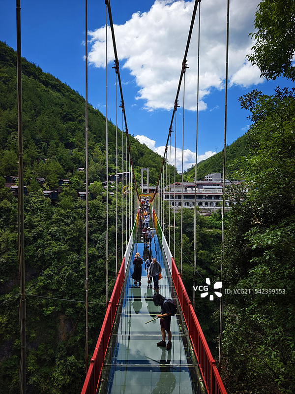 恩施地心谷风光图片素材