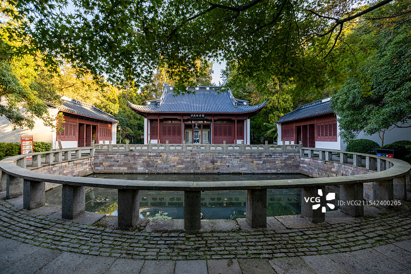 杭州西湖风景名胜区岳王庙图片素材