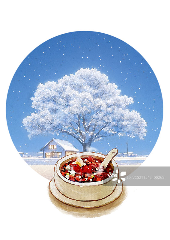 23 节气和美食—大寒 腊八粥图片素材
