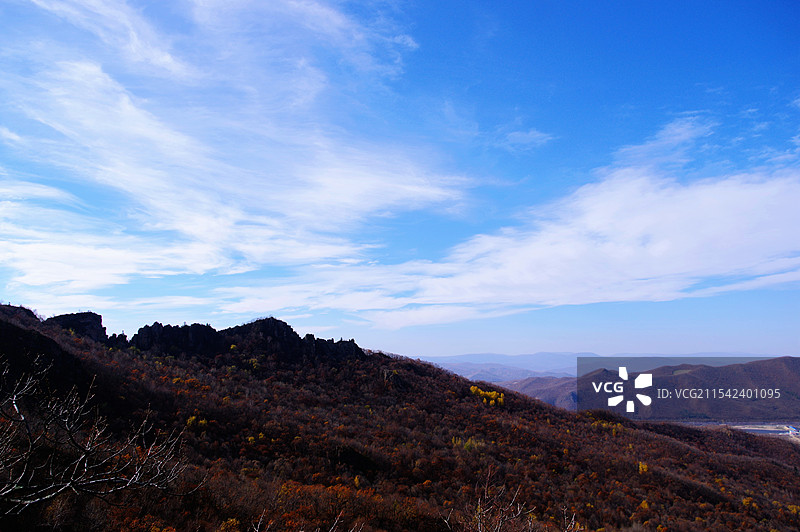 黑龙江汤原县鹰山风光图片素材