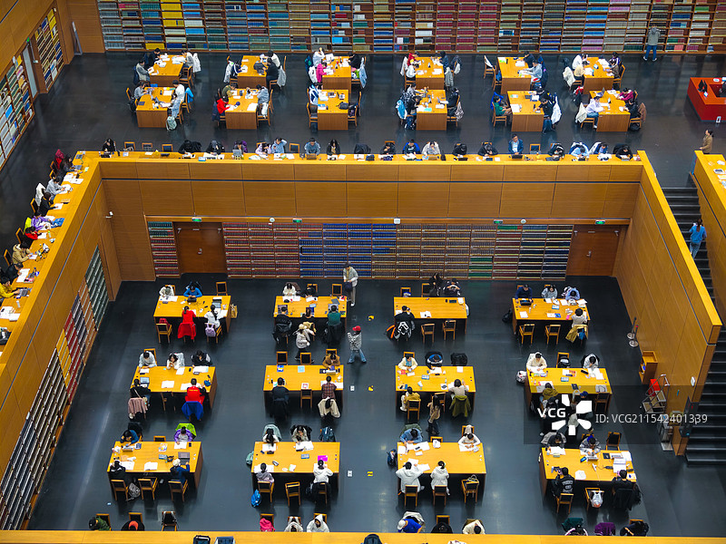 国家图书馆内景图片素材