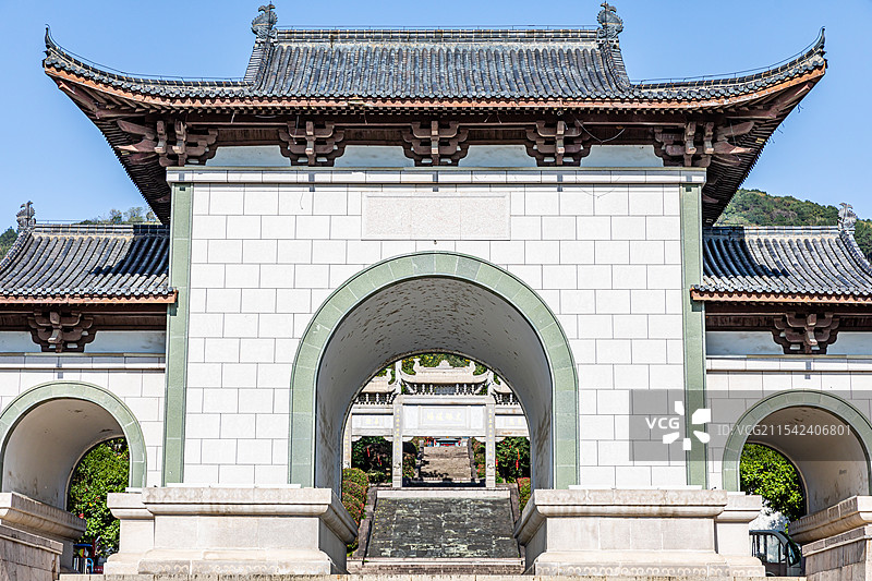 湖州，菰城景区风光图片素材