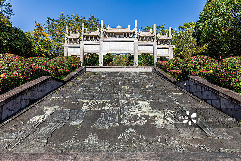 湖州，菰城景区风光图片素材