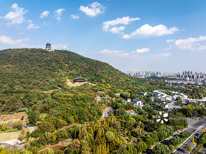 湖州，菰城景区风光图片素材