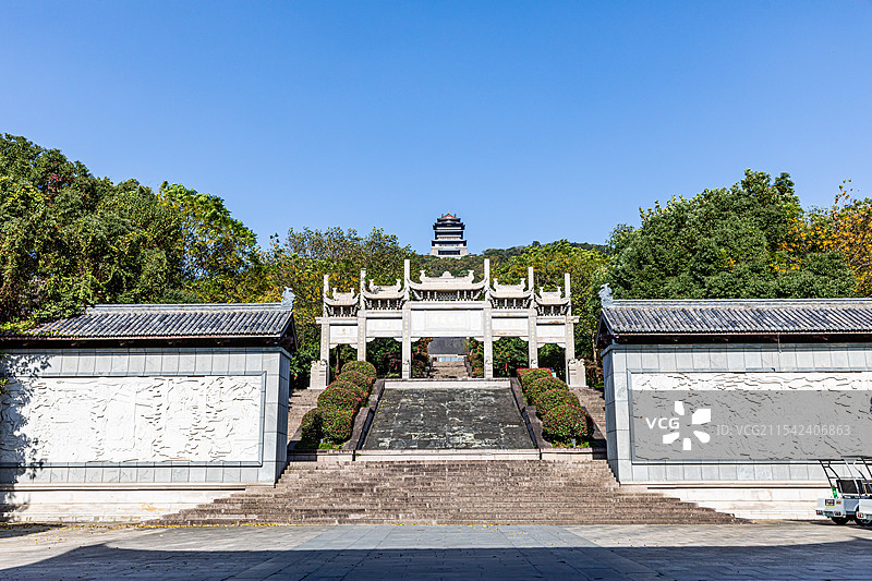 湖州，菰城景区风光图片素材