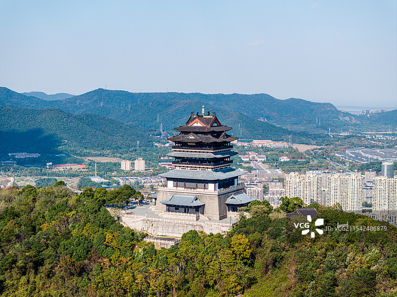 湖州，菰城景区风光图片素材