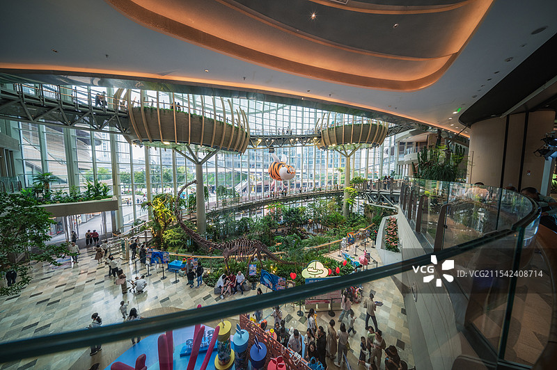 重庆光环购物中心超广角视角图片素材