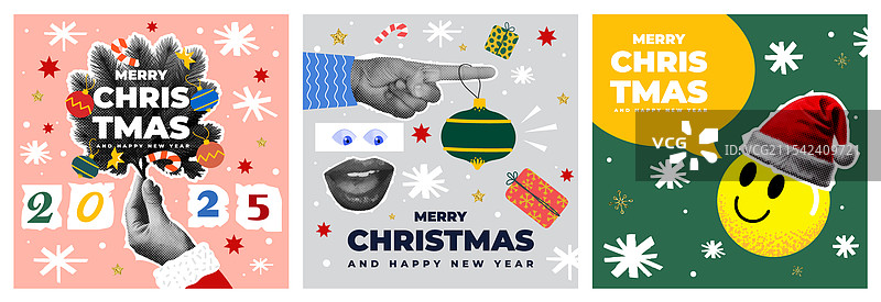 拼贴海报设计 - hpny 3图片素材